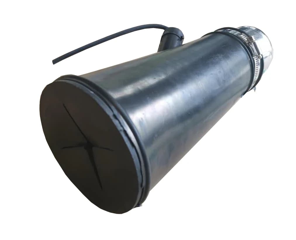 Газоприёмная насадка круглая 76 мм — KraftWell KRW-EN-76R