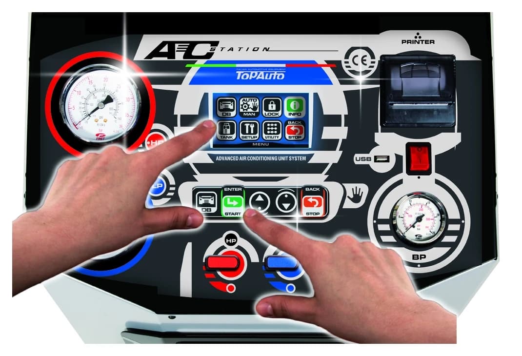 Установки заправки кондиционеров RR700Touch