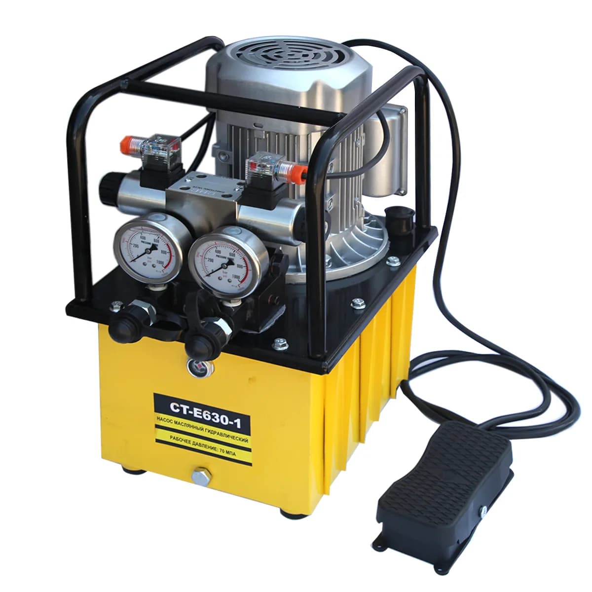 CT-E630-1 Насос масляный гидравлический, поршневой с электроприводом Car-Tool CT-E630-1