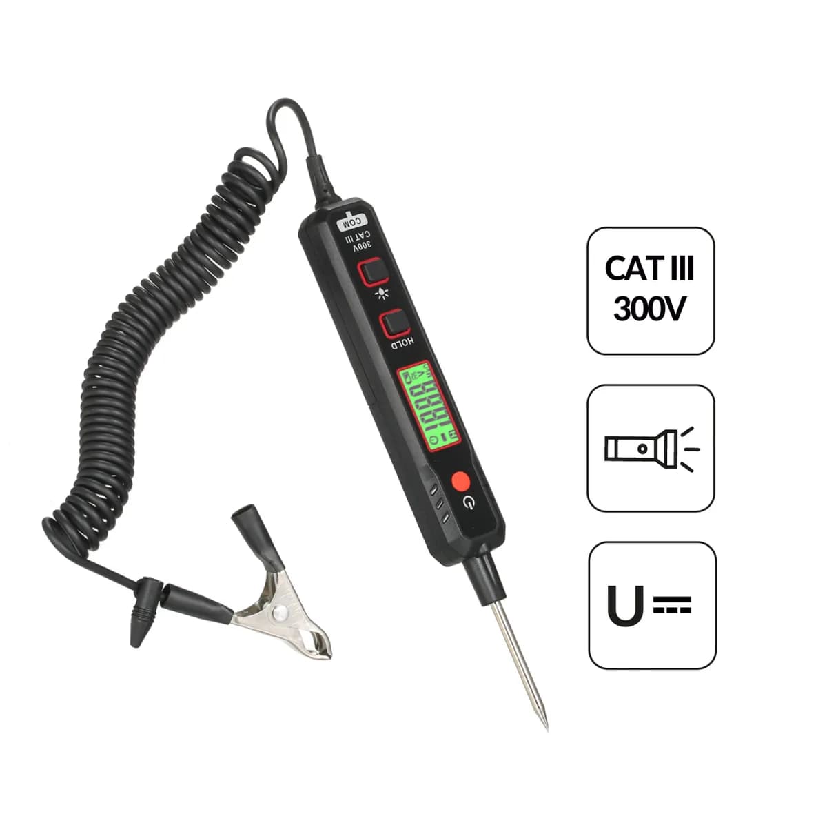 IC-U100A Тестер напряжения и обрыва цепи автомобильный DC 100В iCartool IC-U100A