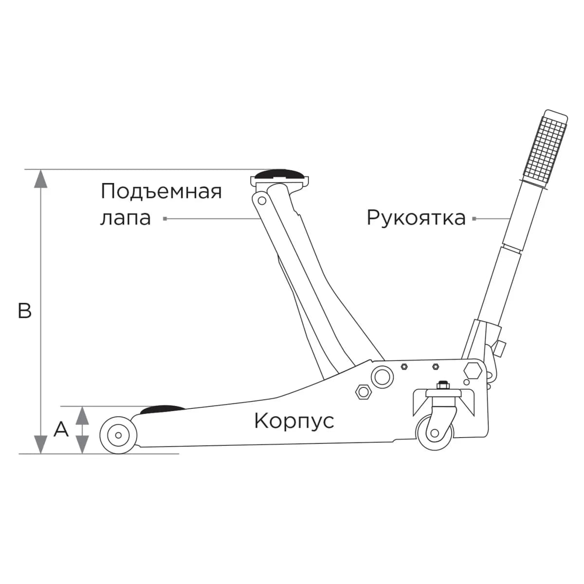 Подкатные домкраты 9TYT133-03A-B
