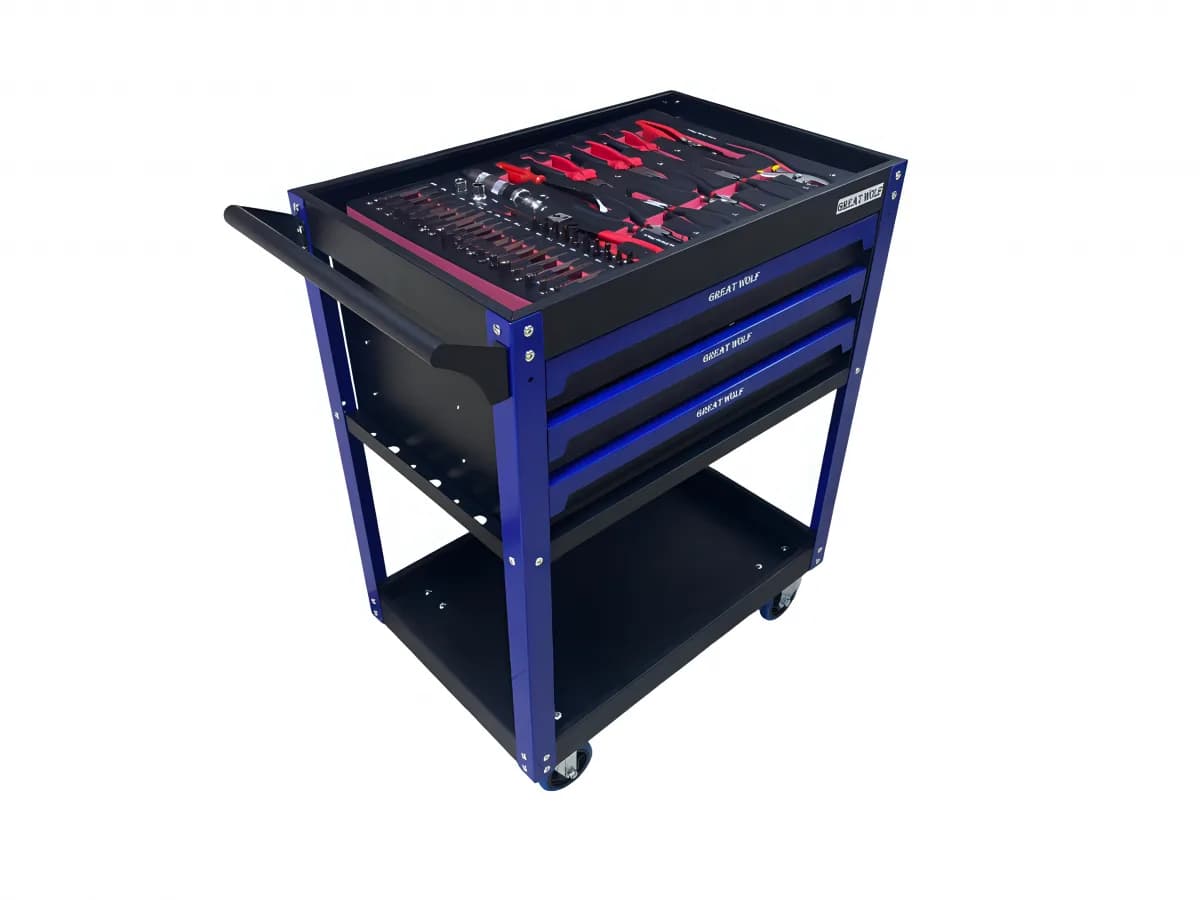 Тележки инструментальные GW-3ST1 Blue