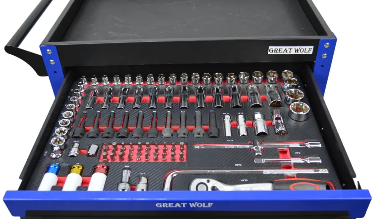 Тележки инструментальные GW-3ST2 Blue