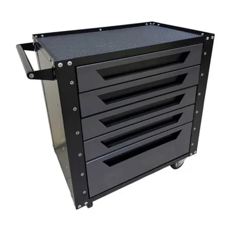 Инструментальная тележка GWT-G5N Great Wolf 5 ящиков, колеса с тормозом, серая