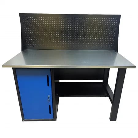 Верстак инструментальный GWT-V1400TL1 Great Wolf, тумба с дверью, экран, 1400x700