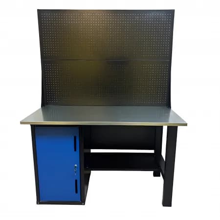 Верстак инструментальный GWT-V1400TL2 Great Wolf, тумба с дверью, 2 экрана, 1400x700