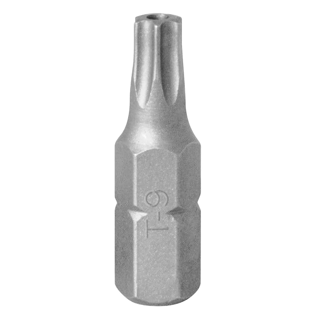 Вставка (бита) торцевая 1/4", Torx, T9, 25, с отверстием KING TONY 102509U