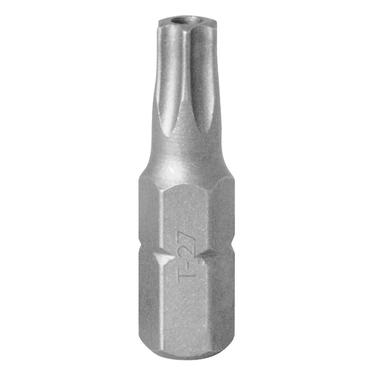 Вставка (бита) торцевая 1/4", Torx, T27, 25, с отверстием KING TONY 102527U