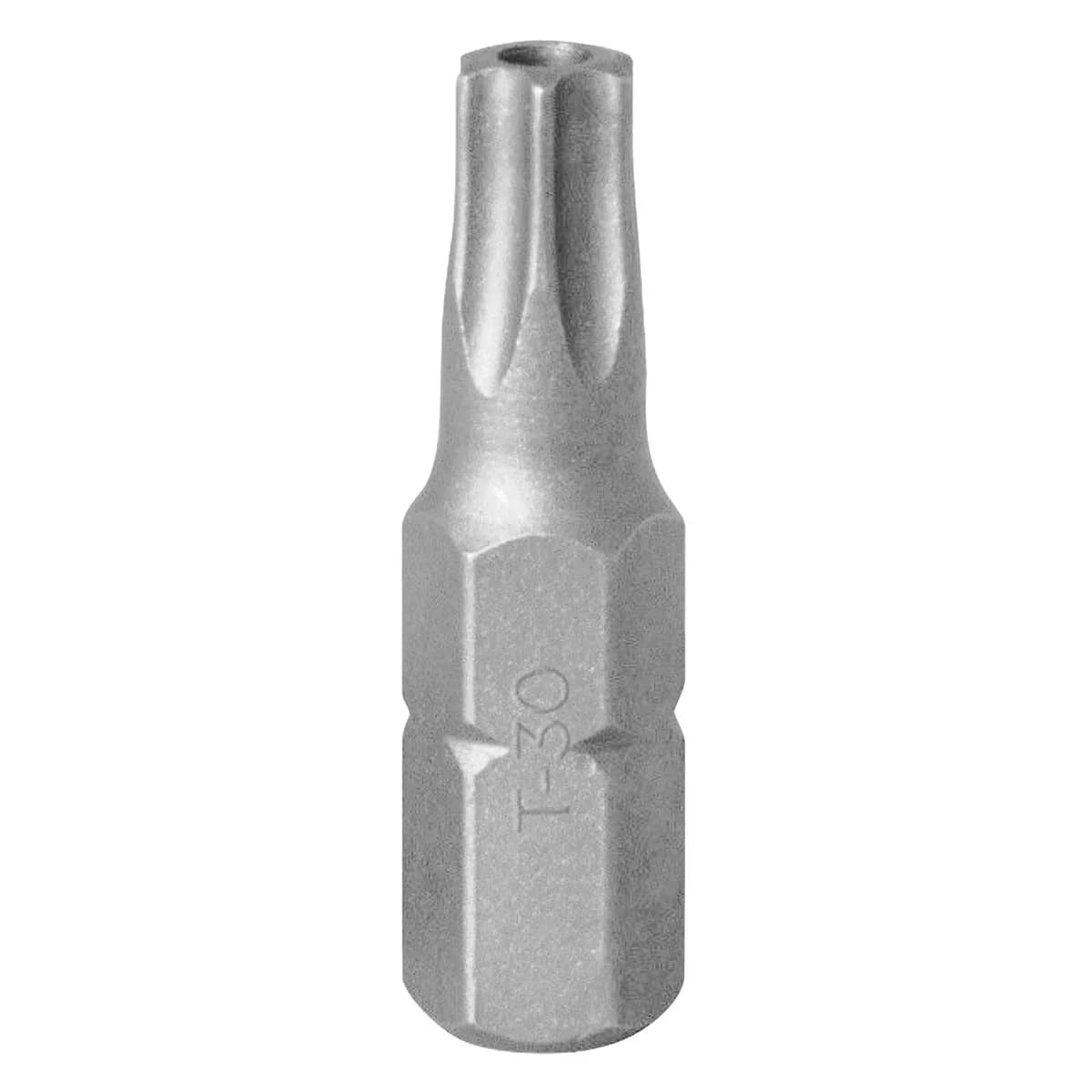 Вставка (бита) торцевая 1/4", Torx, T30, 25, с отверстием KING TONY 102530U