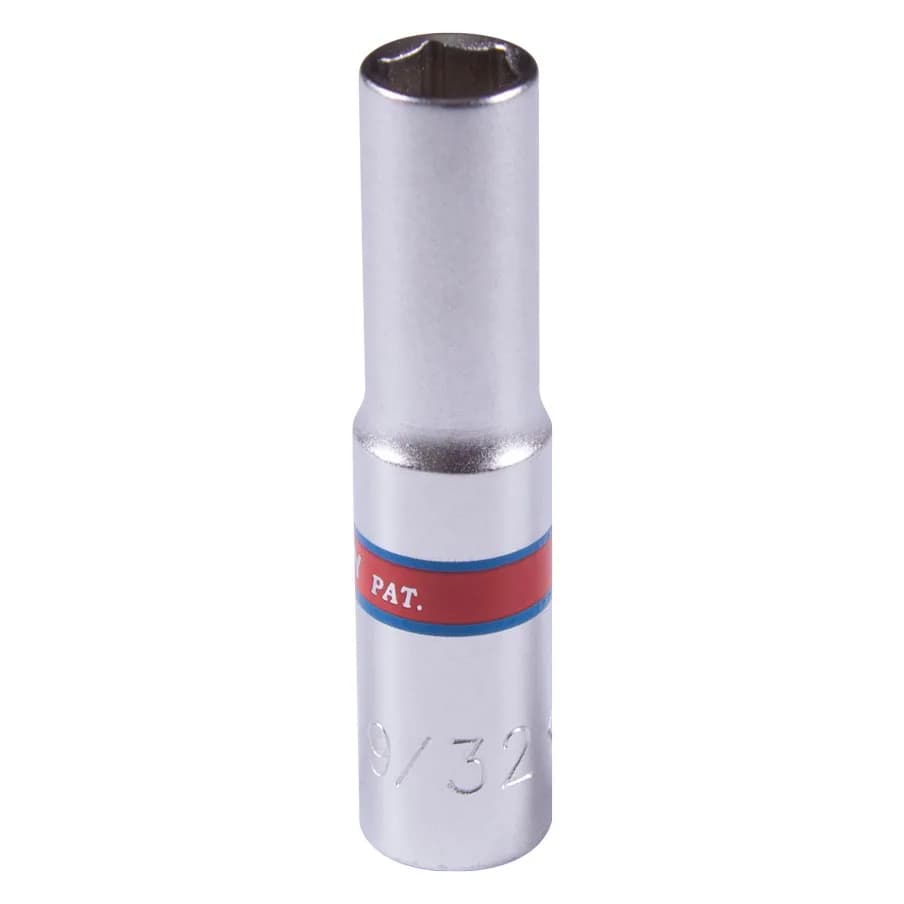 Головка торцевая глубокая шестигранная 1/4", 9/32", дюймовая KING TONY 223509S