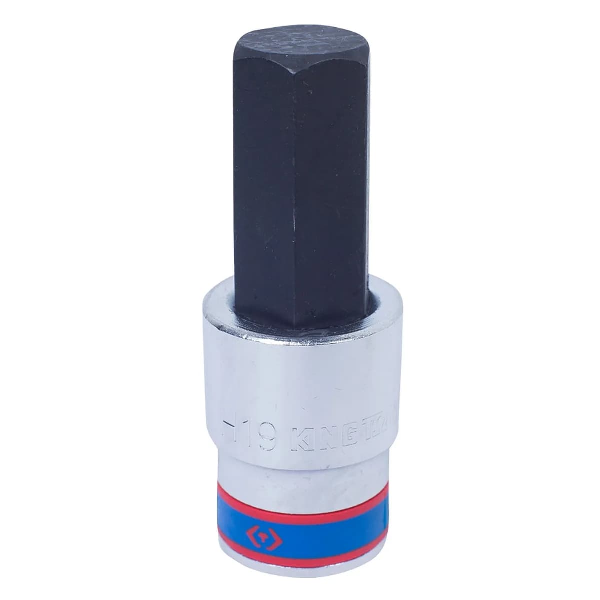 Насадка (бита) торцевая 1/2", Hex, 19 мм, L = 80 мм KING TONY 403519