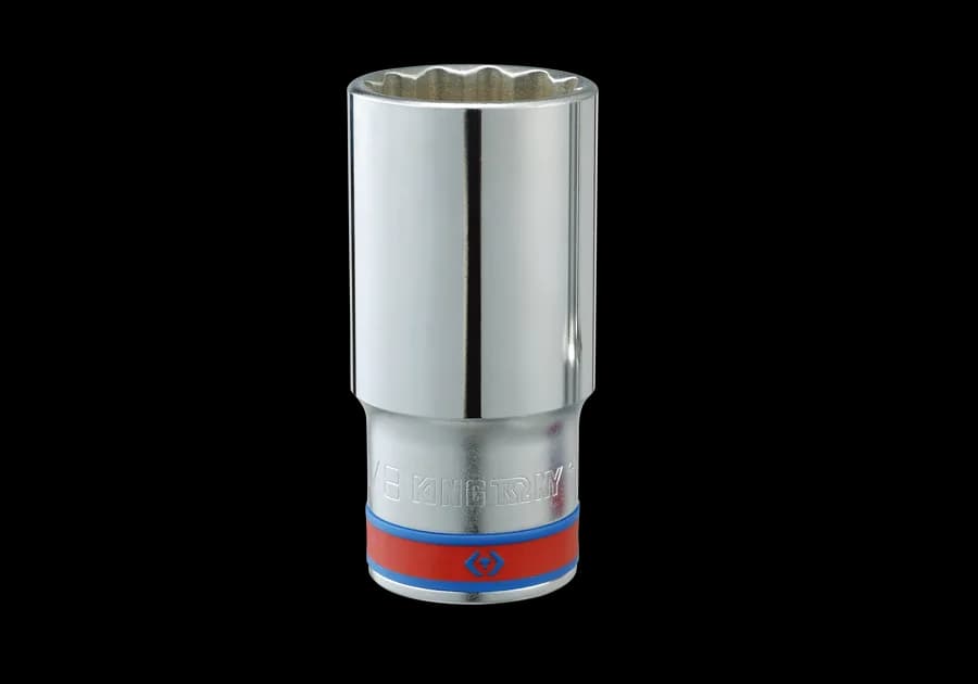 Головка торцевая глубокая двенадцатигранная 1/2", 1-3/16", дюймовая KING TONY 423038S