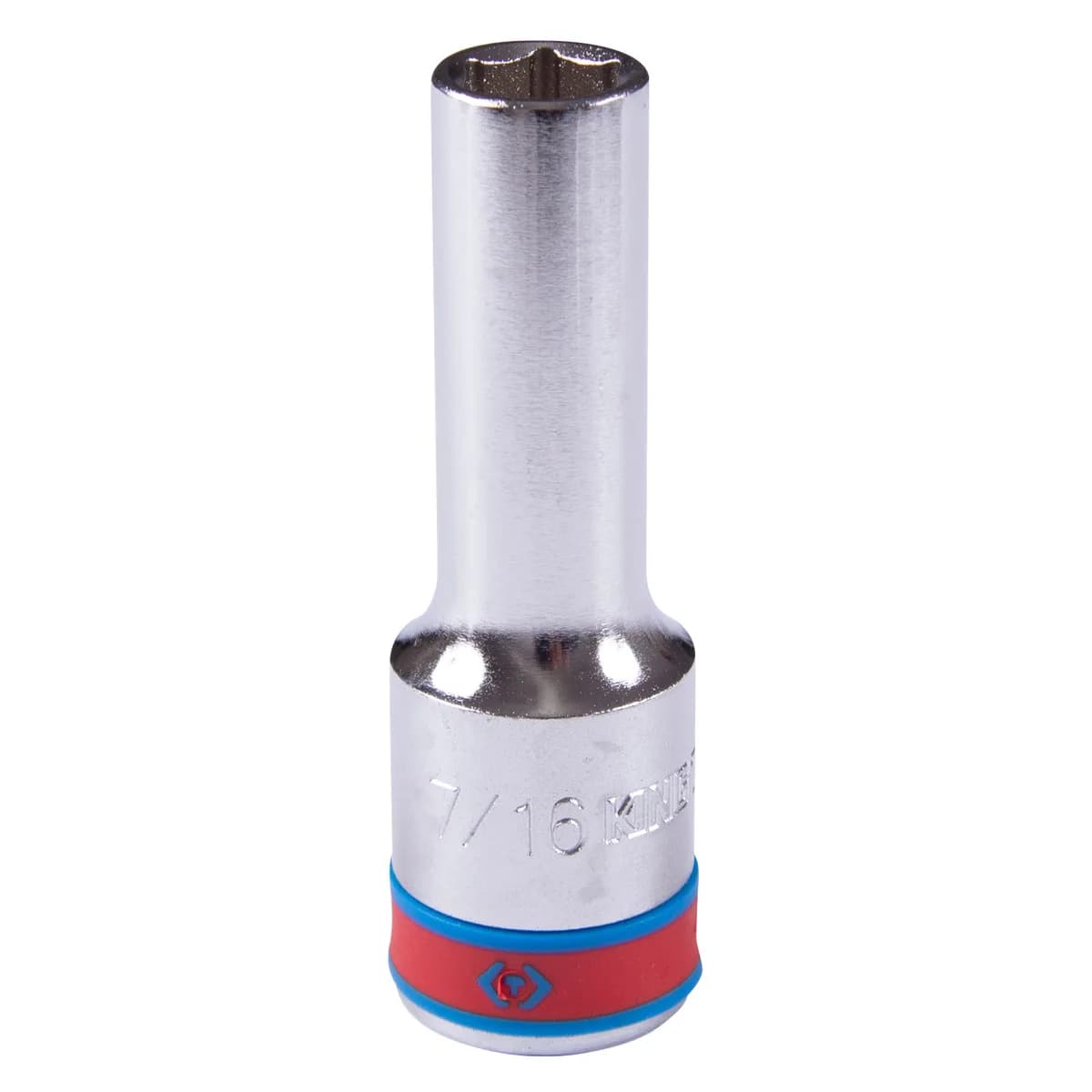 Головка торцевая глубокая шестигранная 1/2", 7/16", дюймовая KING TONY 423514S