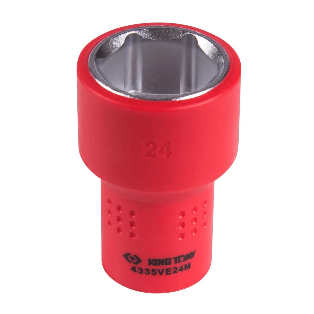 Головка торцевая диэлектрическая шестигранная 1/2", 24 мм KING TONY 4335VE24M