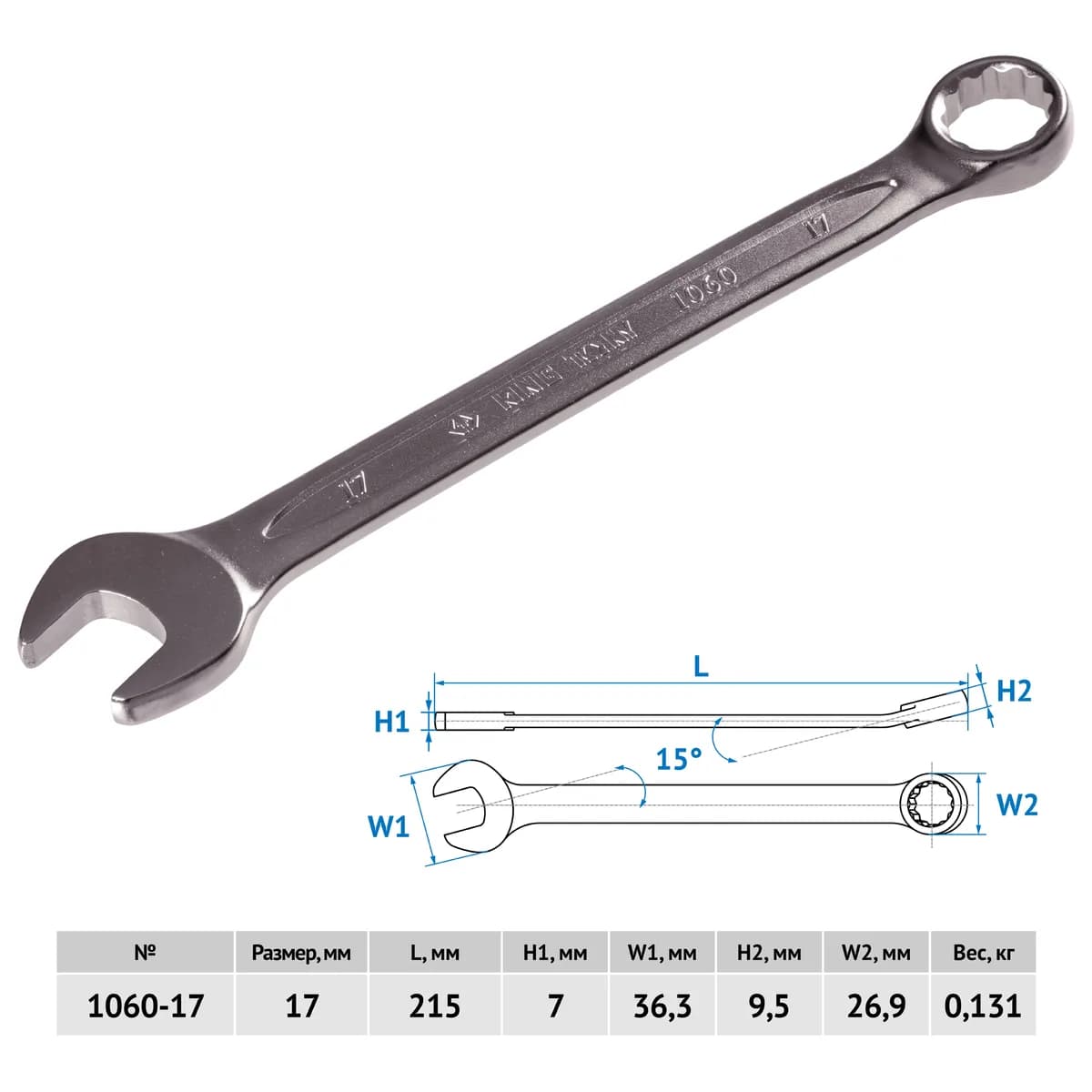Ключи гаечные 1060-17