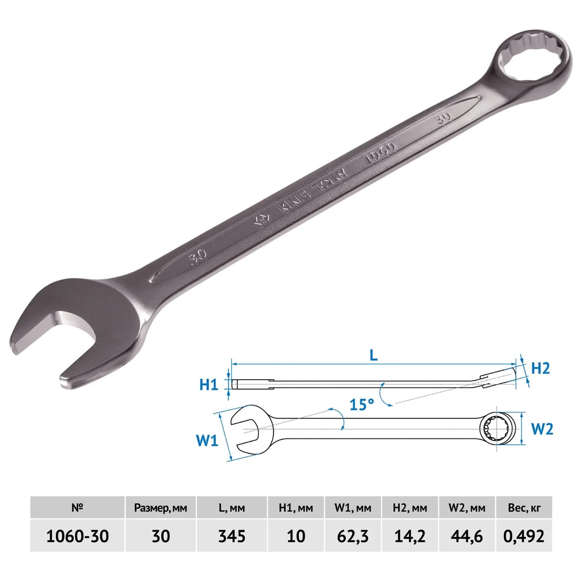 Ключи гаечные 1060-30