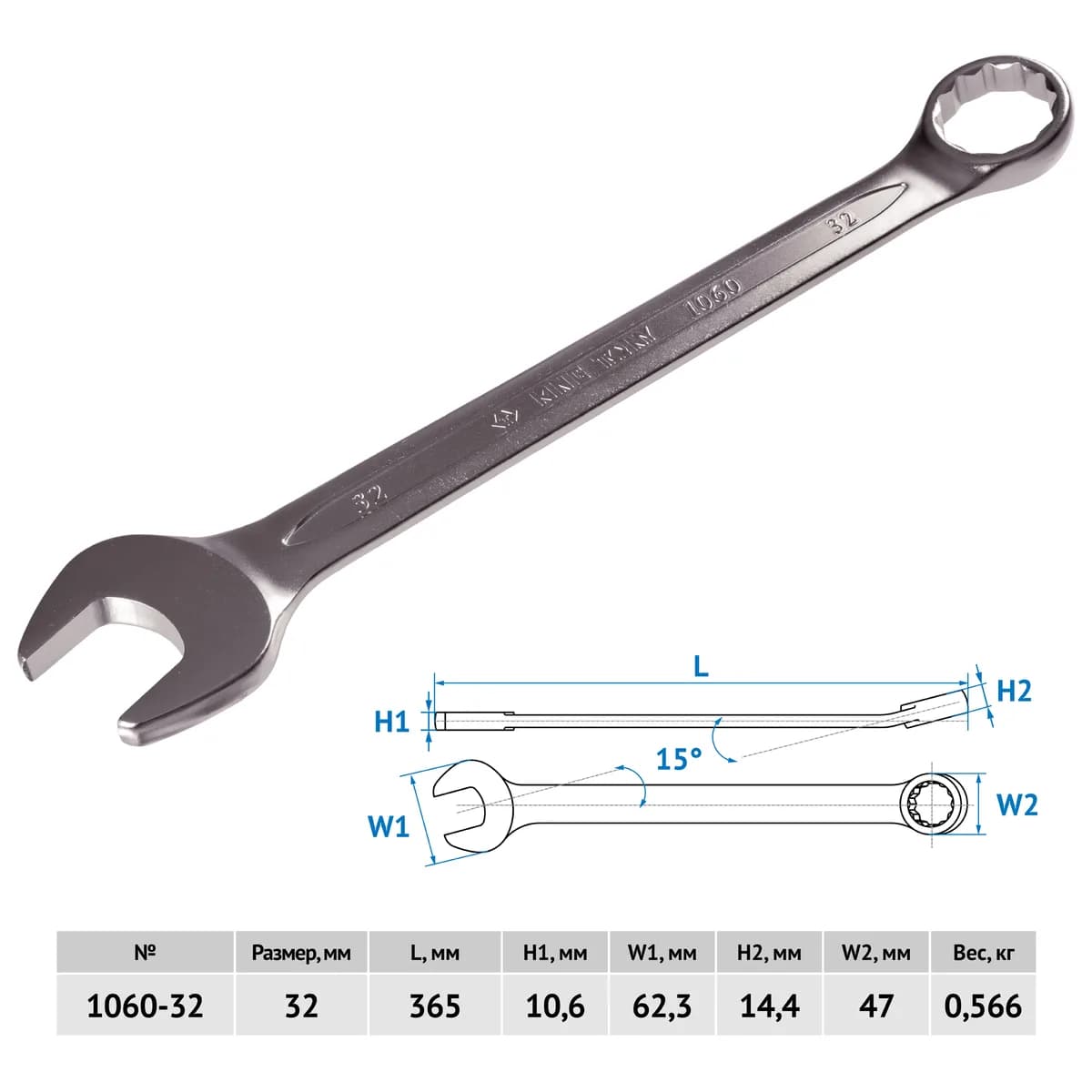 Ключи гаечные 1060-32