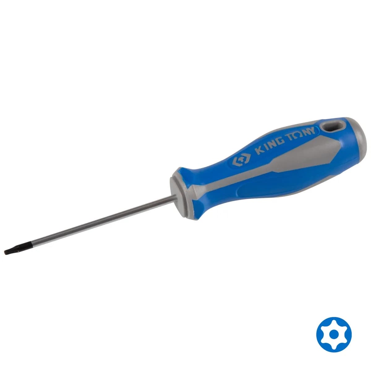 Отвертка Torx Т9H, 75 мм, с отверстием KING TONY 14270903