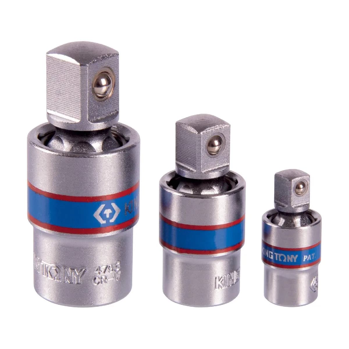 Набор карданов шаровых 1/4", 3/8", 1/2", 3 предмета KING TONY 9113PR