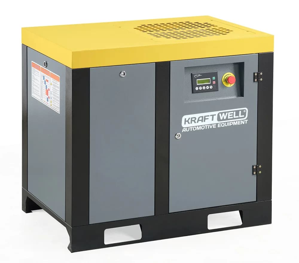 KraftWell ETERE 7.5 Компрессор винтовой 1000/900 л/мин, 8/10 бар, 380В