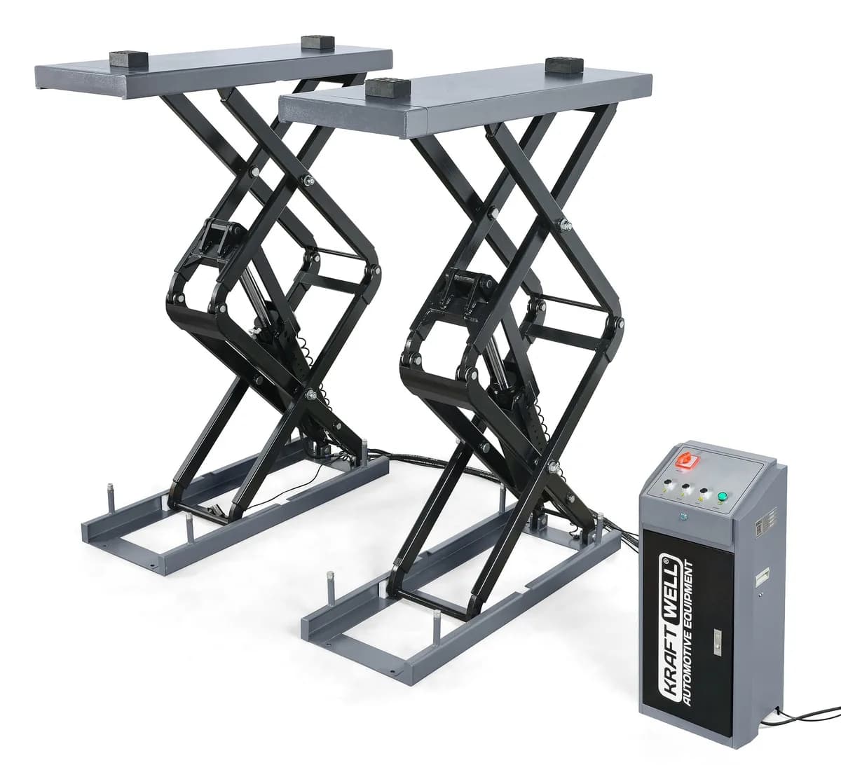 KraftWell FORBI 3.5I Подъёмник комплект ножничный г/п 3,5 т. заглубляемый