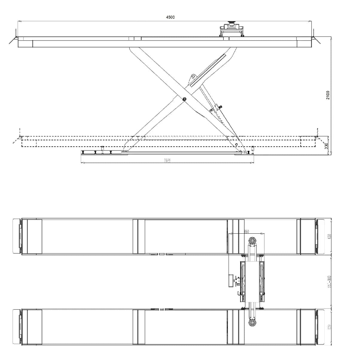 Подъёмники ножничные FORBI 4.5WI