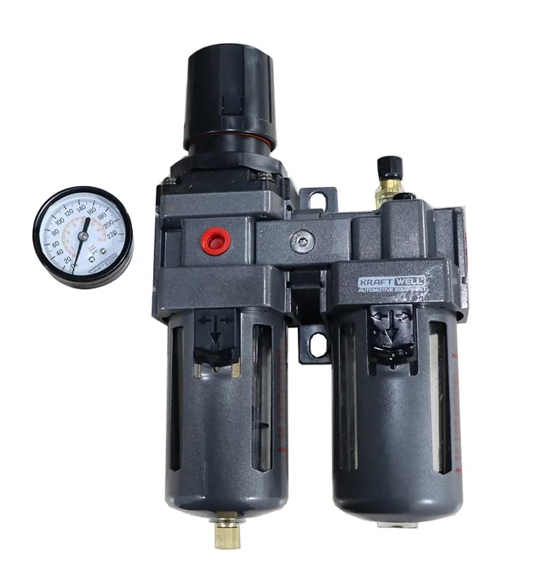 KraftWell KRW-FRL12C Фильтр с редуктором и лубрикатором 1/2", STD