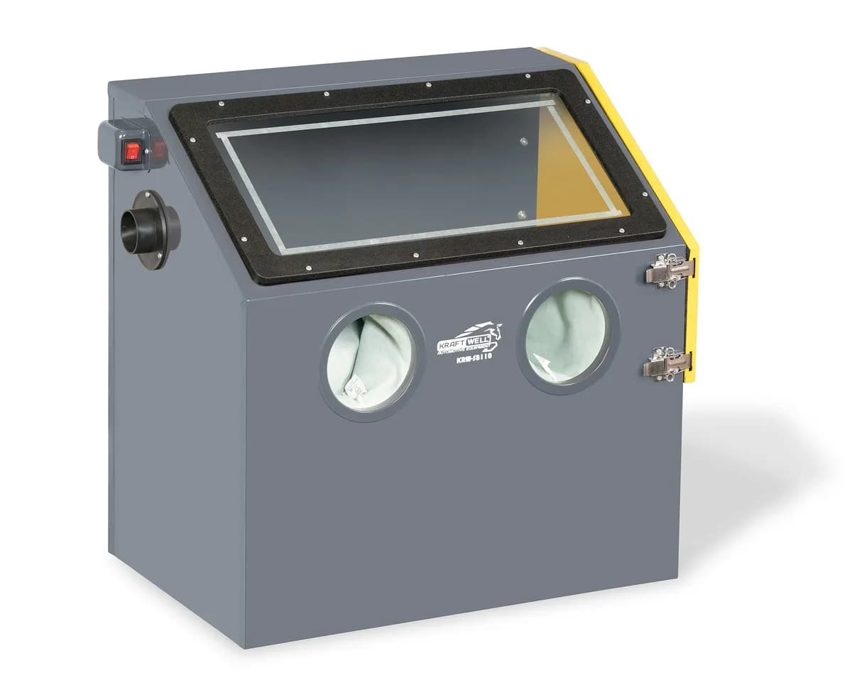 KraftWell KRW-SB110 Камера пескоструйная 110 л, боковая загрузка