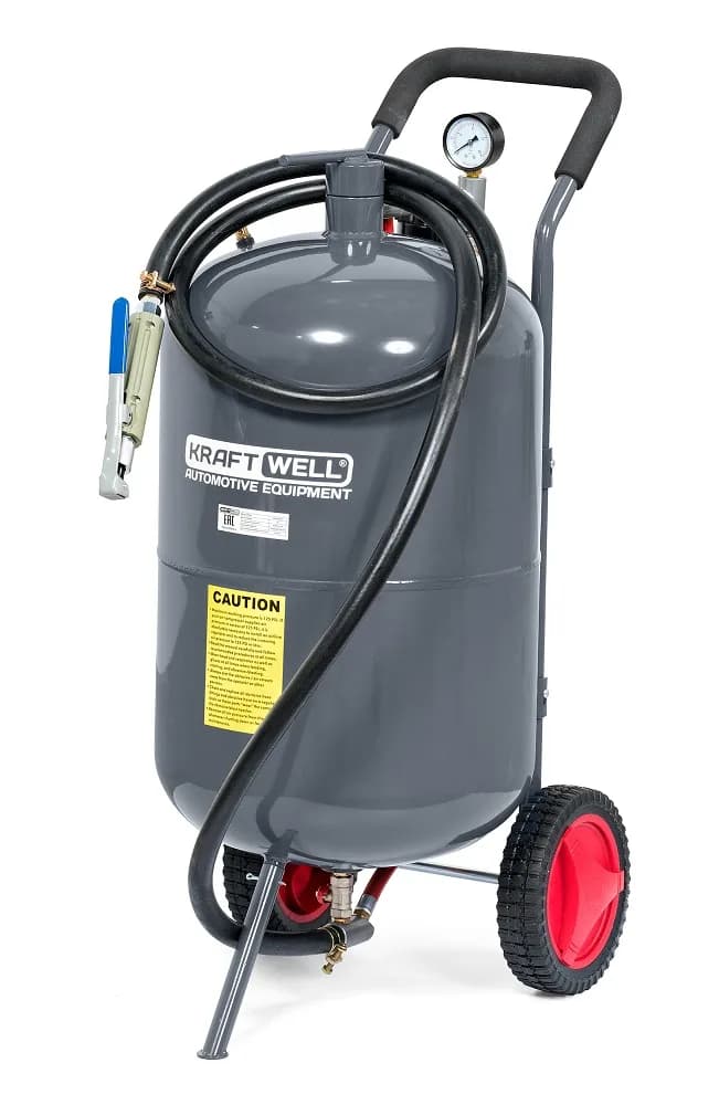 KraftWell KRW-SB20H Установка пескоструйная 74 л мобильная