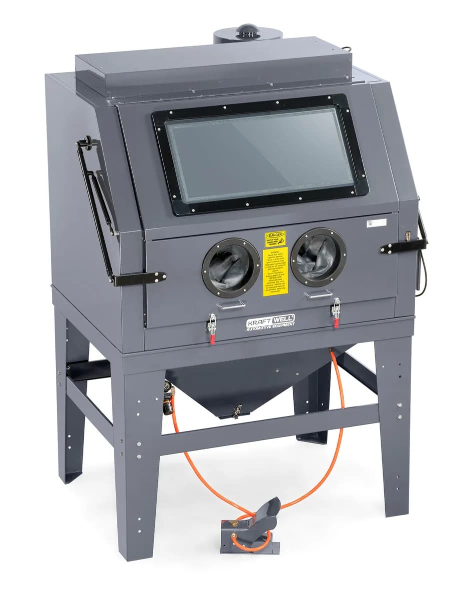 KraftWell KRW-SB990S Камера пескоструйная, фронтальная загрузка, 990 л