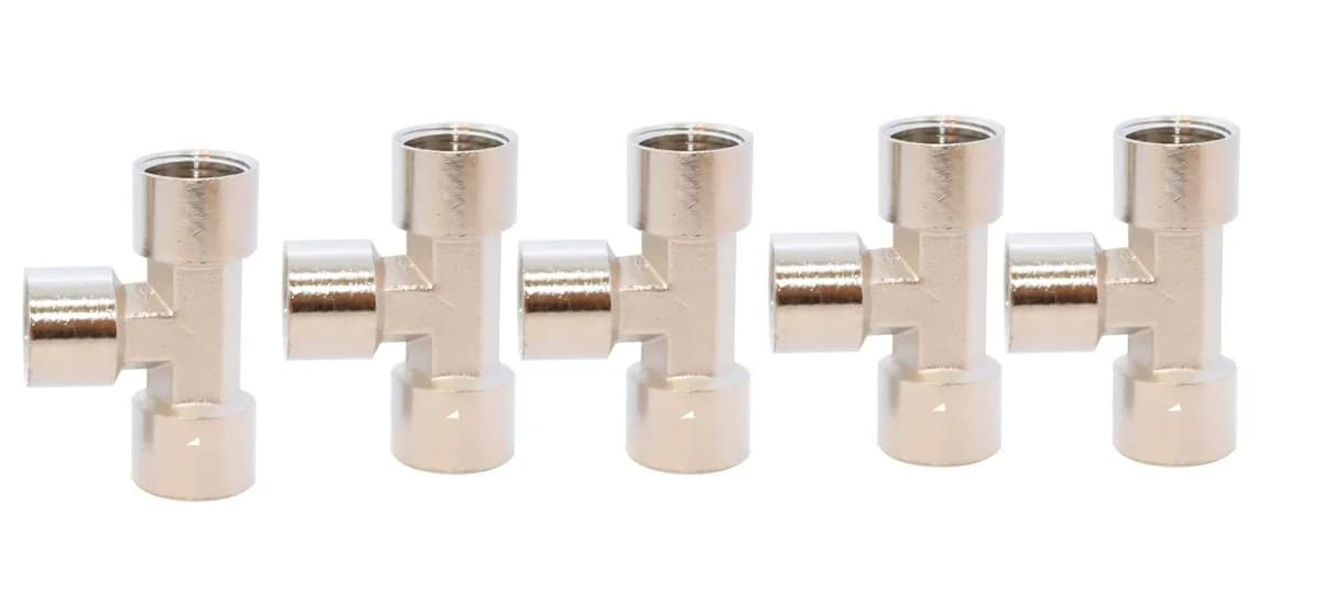 KraftWell KRW-TT12F3-5 Тройник Т-образный F1/2"-F1/2"-F1/2", 5 шт