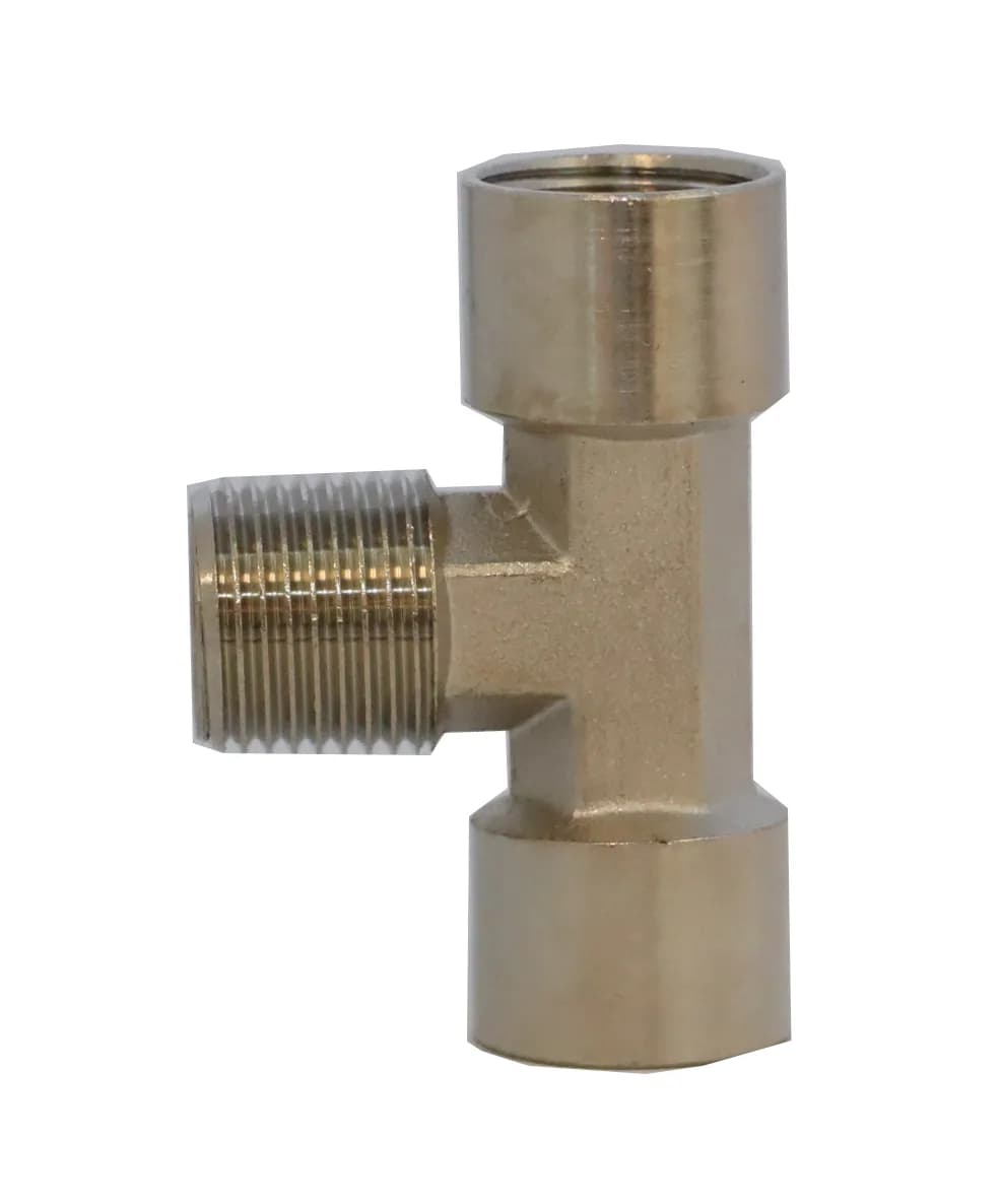 KraftWell KRW-TT12FMF Тройник Т-образный F1/2"-M1/2"-F1/2", 1 шт