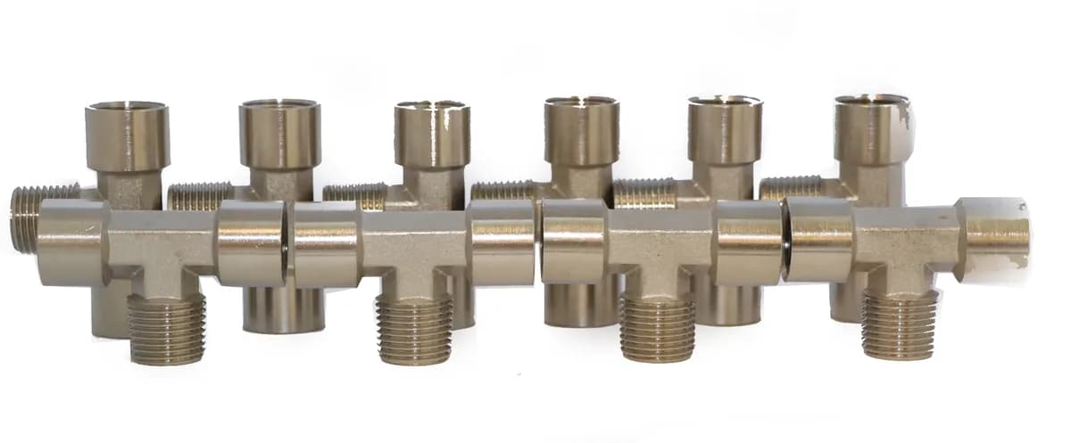 KraftWell KRW-TT12FMF-10 Тройник Т-образный F1/2"-M1/2"-F1/2", 10 шт