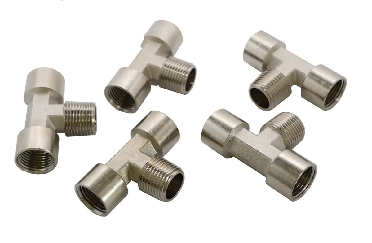 KraftWell KRW-TT12FMF-5 Тройник Т-образный F1/2"-M1/2"-F1/2", 5 шт
