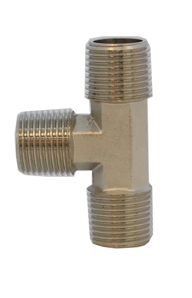 KraftWell KRW-TT12M3 Тройник Т-образный M1/2"-M1/2"-M1/2", 1 шт