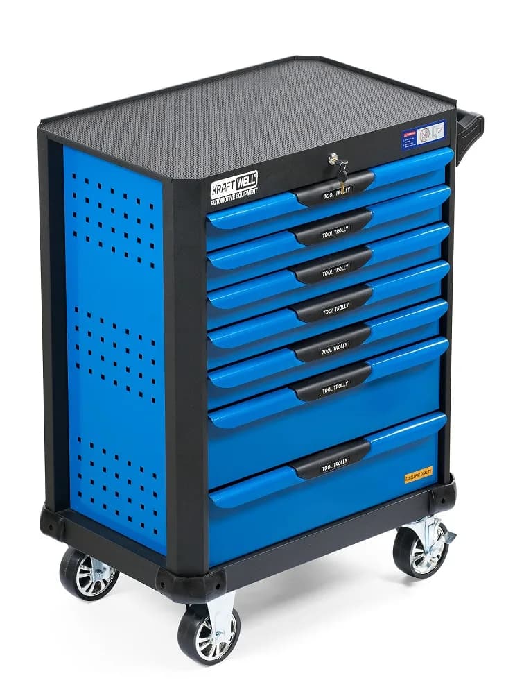 KraftWell KRW-TTB+SET277 Тележка с 7 ящиками + инструмент 277 предметов