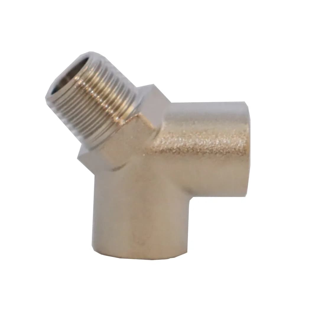 KraftWell KRW-TY14FMF Тройник Y-образный F1/4"-M1/4"-F1/4", 1 шт