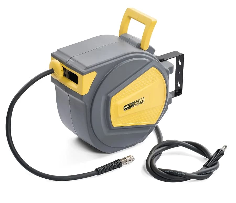 KraftWell KRW1731.C4 Катушка со шлангом 15 м., 9,5х14,5 мм.