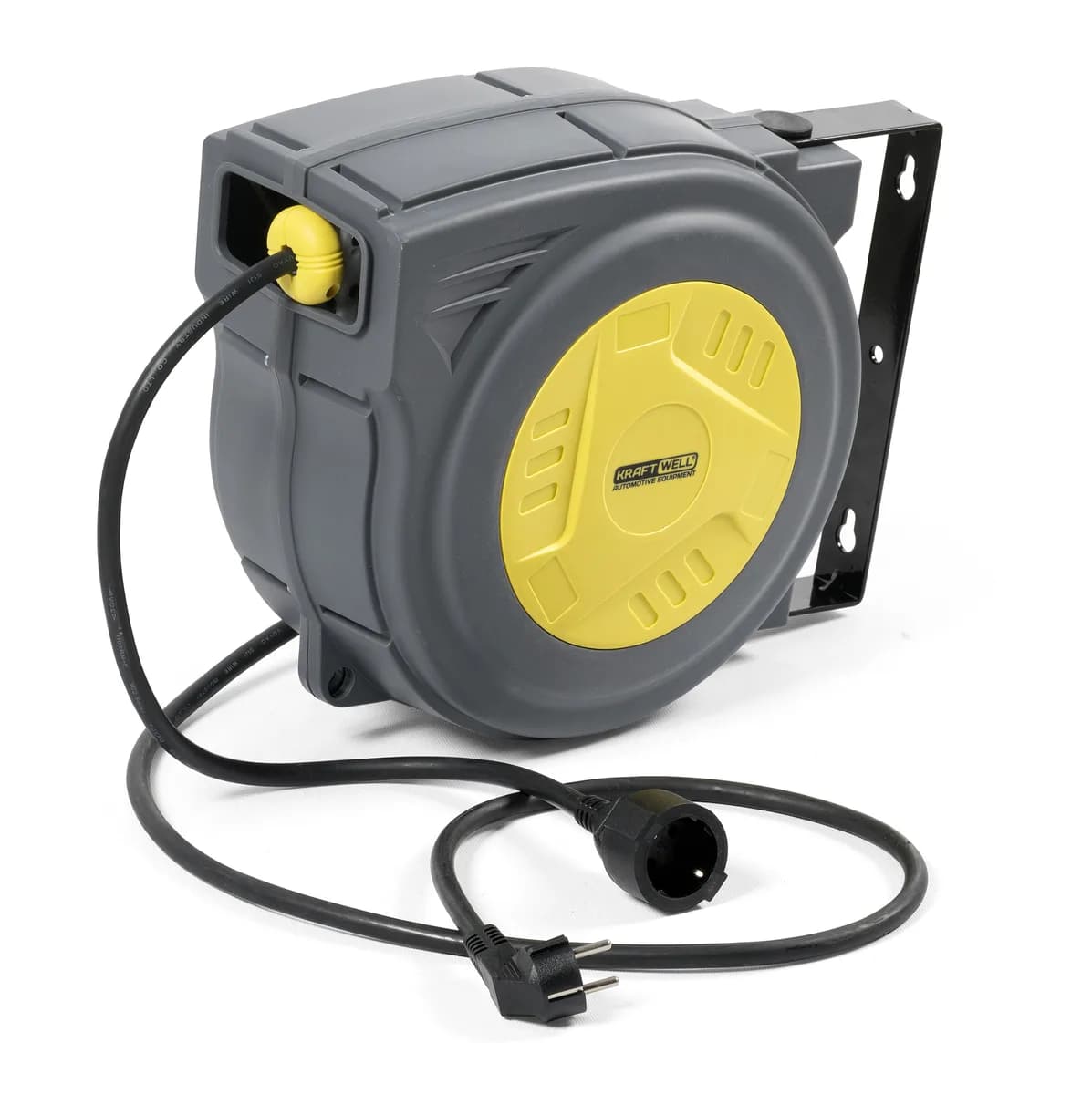 KraftWell KRW1731E1 Катушка электрическая 15 м, 3х2,5 мм2, автосмотка