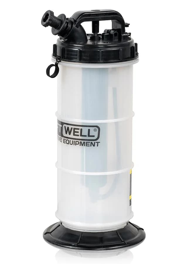 KraftWell KRW1806.M Емкость для откачки масла с ручным приводом, 6 л