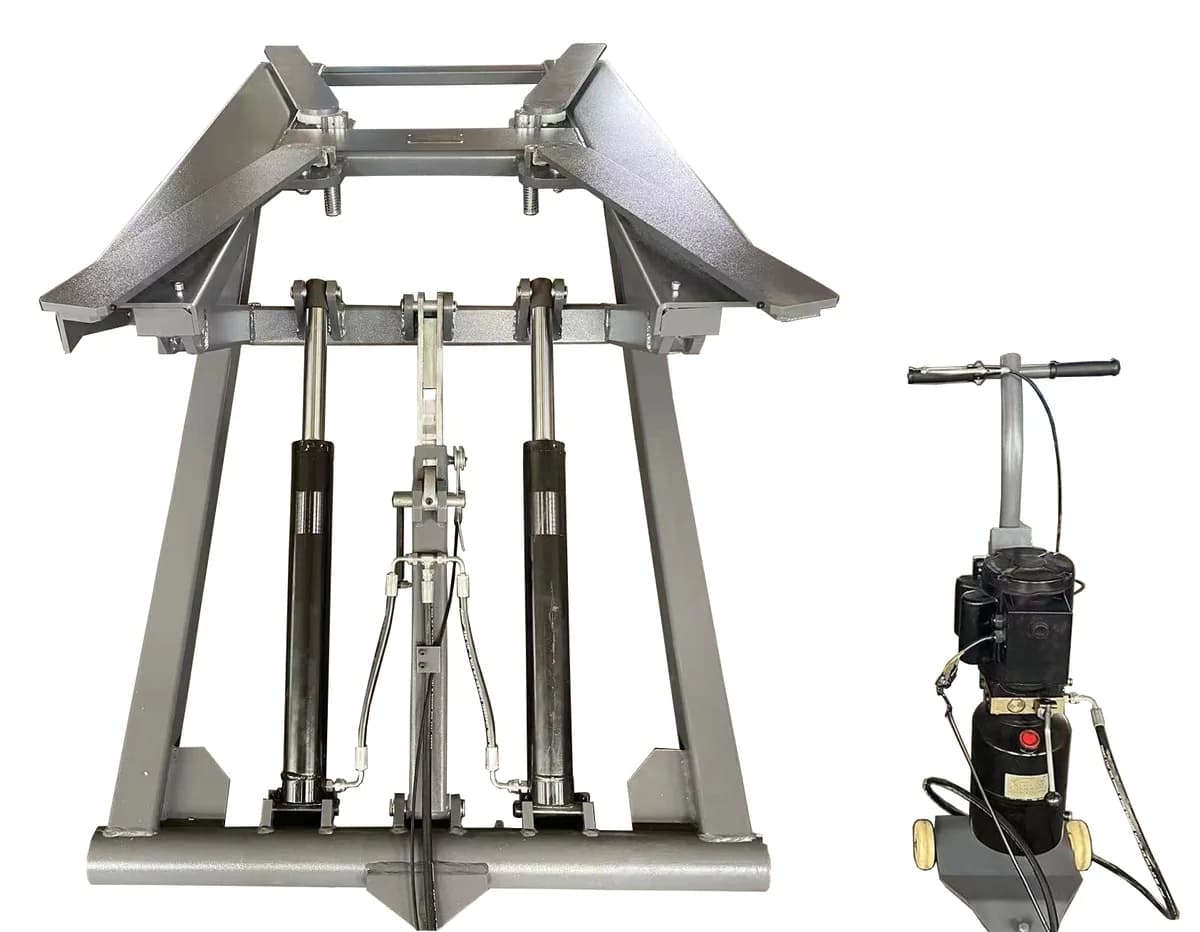 KraftWell KRW2.7L Подъемник комплект ножничный 2,7 т, подъем 1050 мм