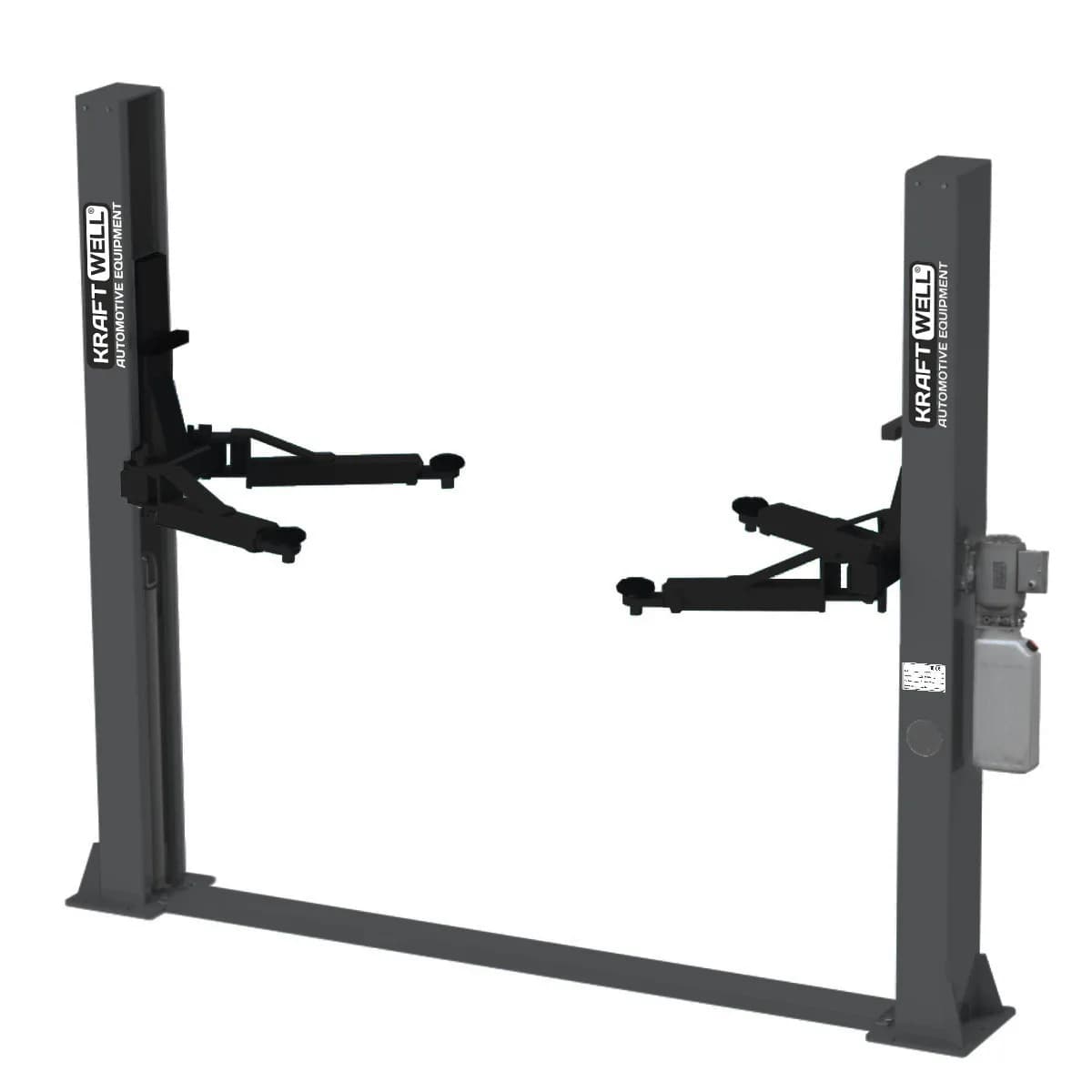 Двухстоечный подъемник KraftWell KRW3DLM, 3.2 т, нижняя синхронизация (для личного гаража)