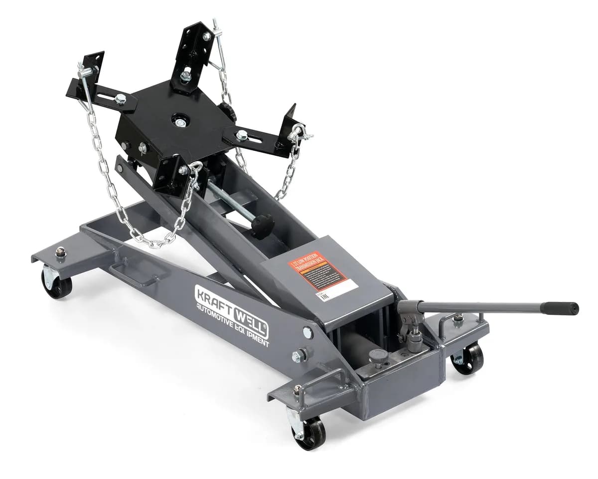KraftWell KRWLTJ1.5 Тележка гидравлическая для агрегатов, 1500 кг