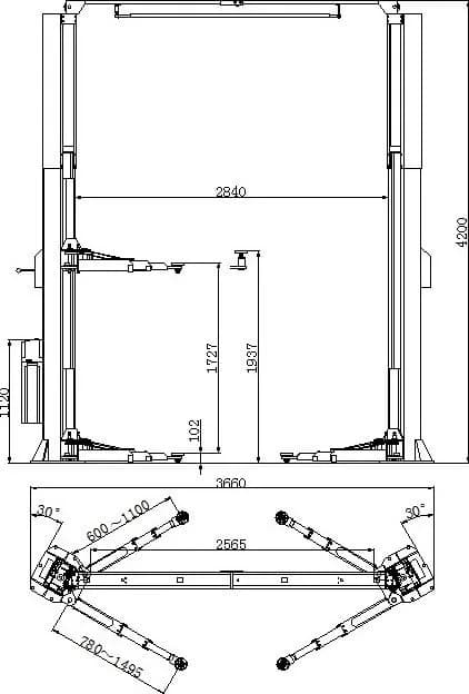 Подъёмники двухстоечные STELLA 2A