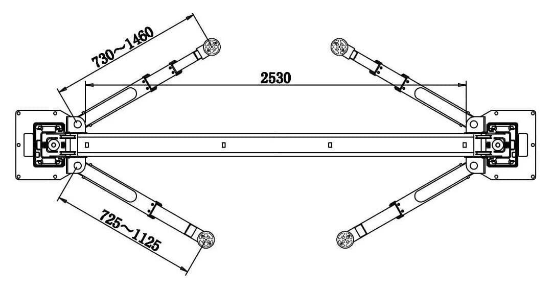 Подъёмники двухстоечные VERSA 2B