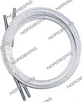 Трос для подъемника N4120H, N4120HE (2 шт / комплект) NORDBERG  01-00004502