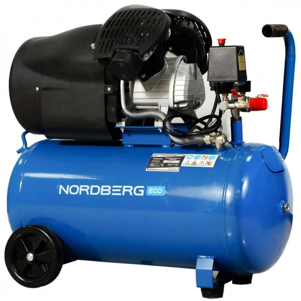 ECO NCE50/410V NORDBERG КОМПРЕССОР поршневой V-образный 220В, ресив. 50л, 410л/мин