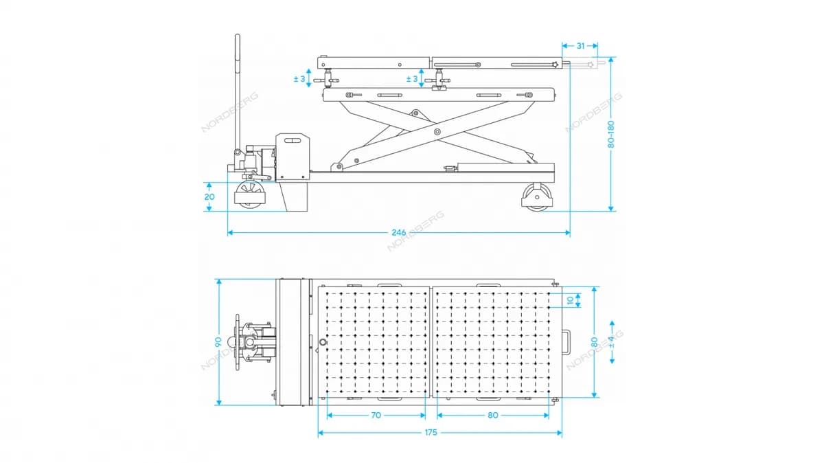 Подъёмные столы N3T1501