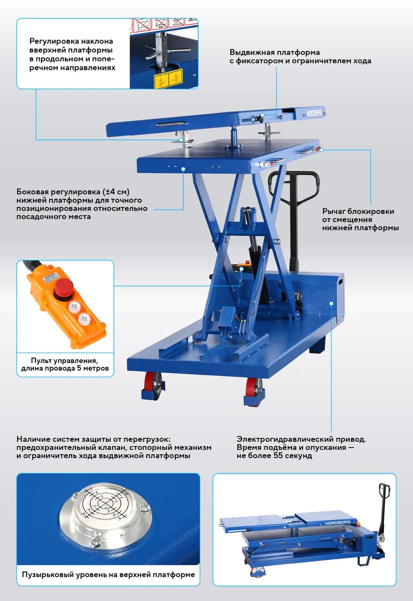 Подъёмные столы N3T1501