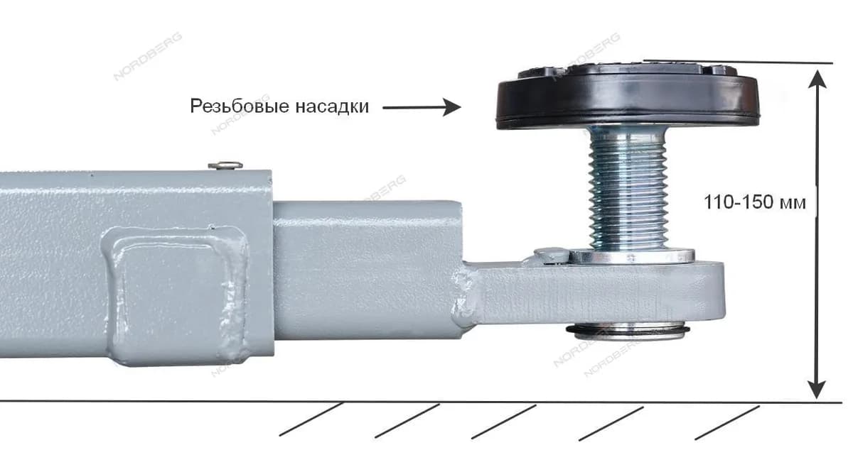 Подъёмники двухстоечные N4120H1E-4B_3+2